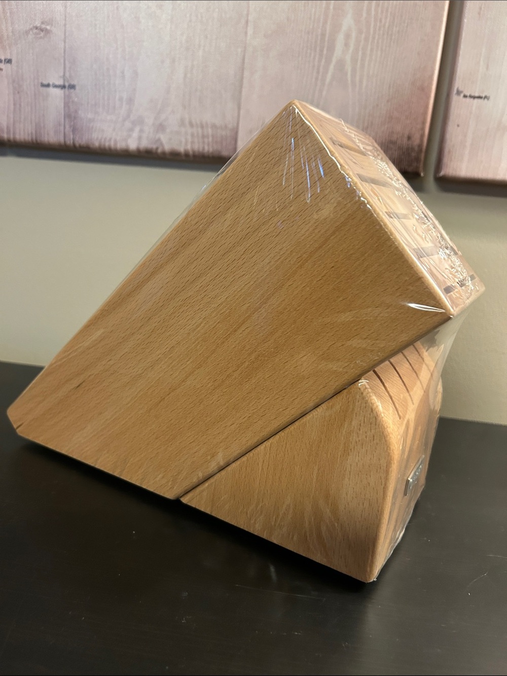 BNWT Wusthof 15 Slot Knife Block, Beechwood, Sealed in Wrapper - Picture 3 of 6